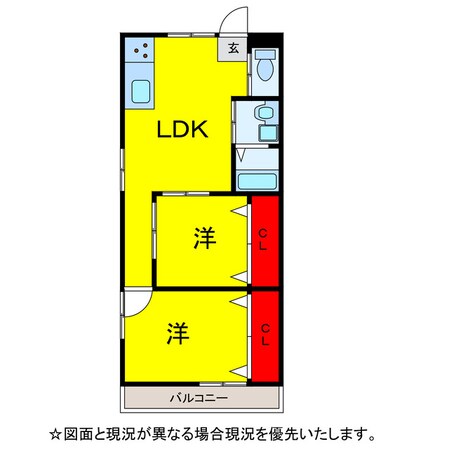 Like三里塚の物件間取画像